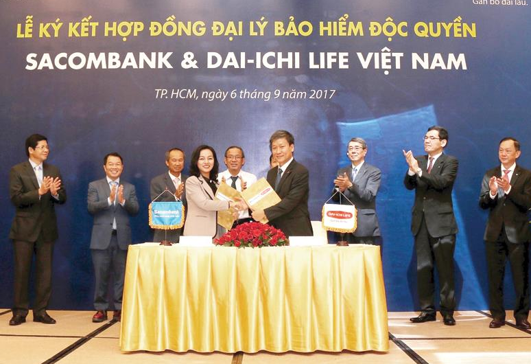 Những thành công bước đầu trong việc hợp tác giữa Sacombank và Dai-ichi Life Việt Nam